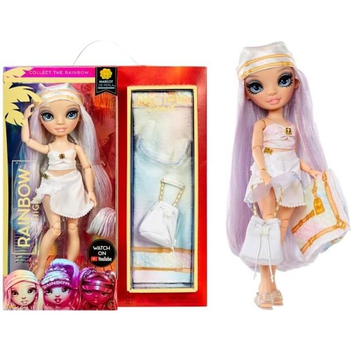 Rainbow High - Pacific Coast - Margot - Poupée Mannequin 28 cm et Accessoires - Violette