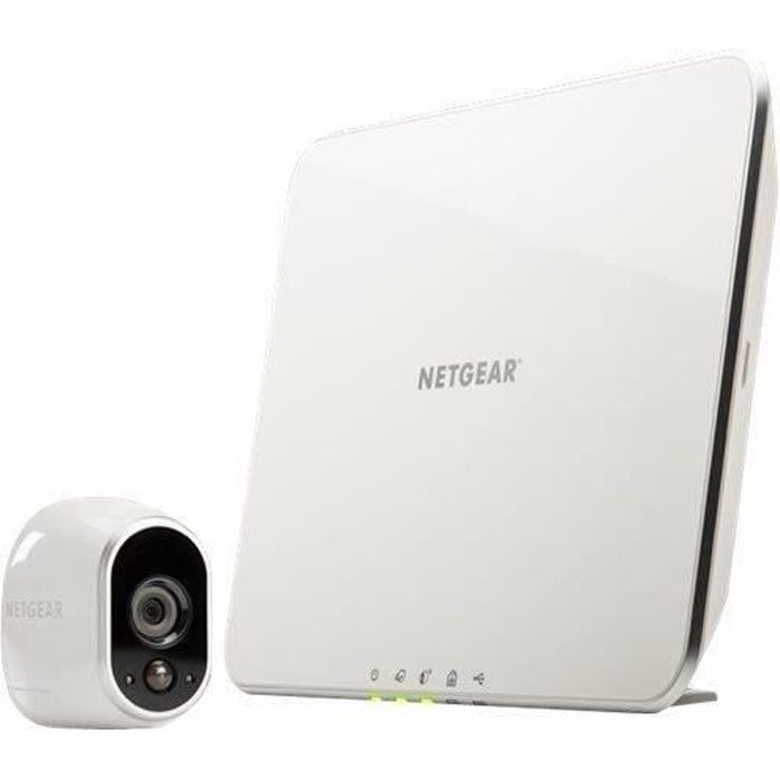 Arlo|VMS3130-100EUS|Kit de sécurité 100% Sans Fils|Pack de 1|HD Jour/Nuit|Etanche IP65|Intérieur/Extérieur|Fixation Aimantée|