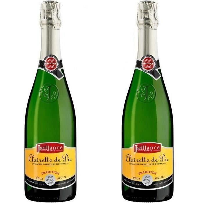 Jaillance Clairette de Die Tradition - Lot de 2 x 75 cl