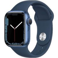 Apple Watch Series 7 GPS 45 - Aluminium Blue - Sport band Blue Navy - Reconditionné - Excellent état