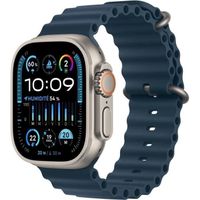 Apple Watch Ultra 2 GPS + Cellular- 49mm - Boîtier Titanium - Bracelet Blue Ocean Band (2023) - Reconditionné - Excellent état