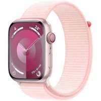 Apple Watch Series 9 GPS - 45mm - Boîtier Pink Aluminium - Bracelet Light Pink Sport Loop (2023) - Reconditionné - Excellent état