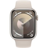 Apple Watch Series 9 GPS - 45mm - Boîtier Starlight Aluminium - Bracelet Starlight Sport Band - M/L - Reconditionné - Excellent