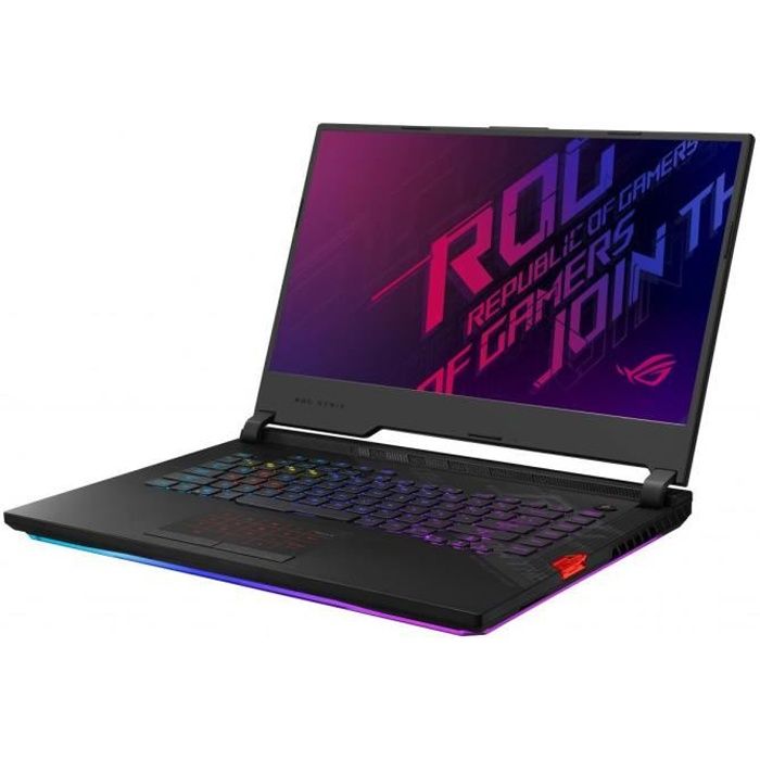 Asus PC ROG SCAR15-G532LWS-HF061T Noir - 15'' - Intel Core i7-10875H, 2.3 GHz - SSD 512GB +512G - D - Reconditionné - Excellent éta
