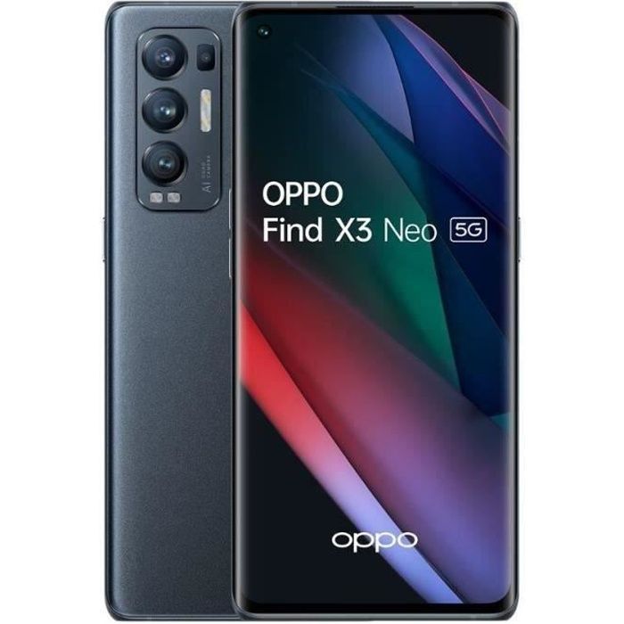 OPPO Find X3 Neo 5G 256Go Noir (2021) - Reconditionné - Excellent état