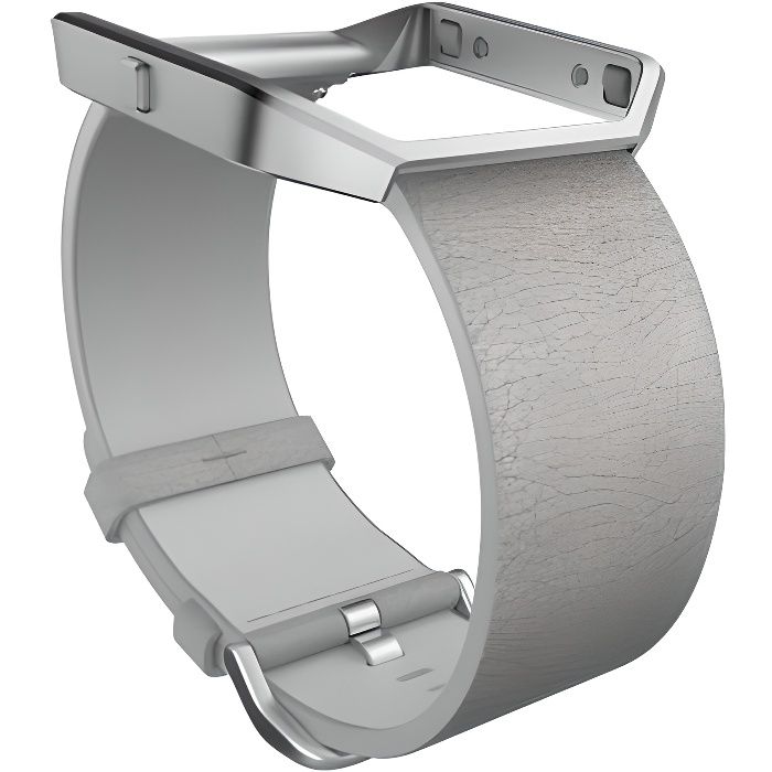 FITBIT Bracelet Collection Luxe Cuir pour BLAZE - Gris Brume - Taille L