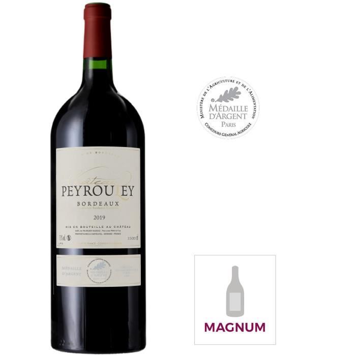 Magnum Château Peyrouley 2019 Bordeaux - Vin rouge de Bordeaux