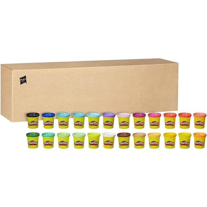 Play-Doh – 24 pots de Pate A Modeler de couleurs - 84 g chacun