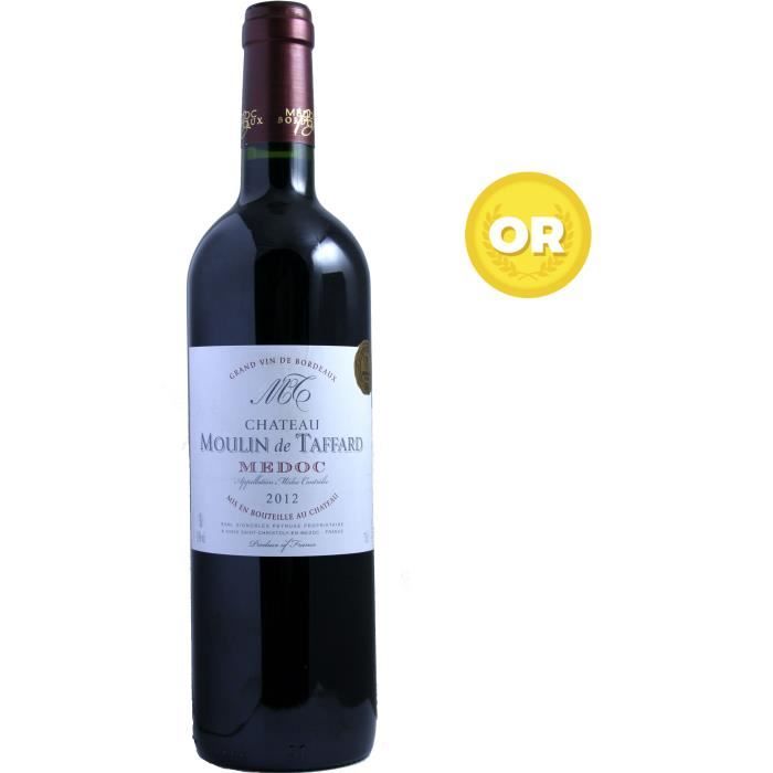 Château Moulin de Taffard 2012 Médoc - Vin rouge de Bordeaux