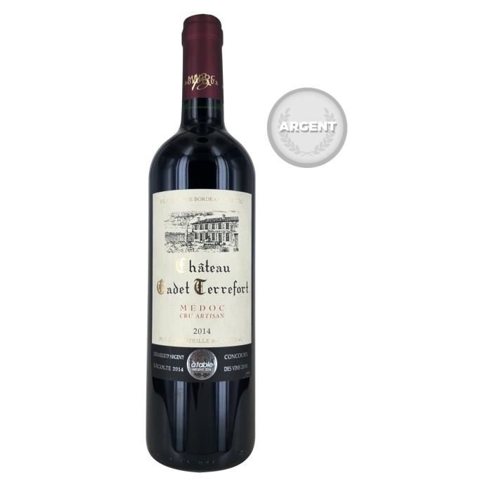 Château Gadet - Terrefort 2014 Médoc Cru Artisan - Vin rouge de Bordeaux