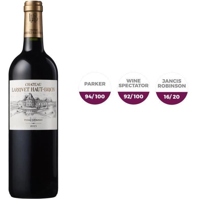 Château Larrivet Haut Brion 2015 Pessac Léognan - Vin rouge de Bordeaux