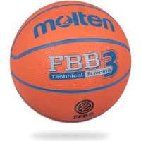 MOLTEN Ballon de Basket FFBB - Orange et Bleu