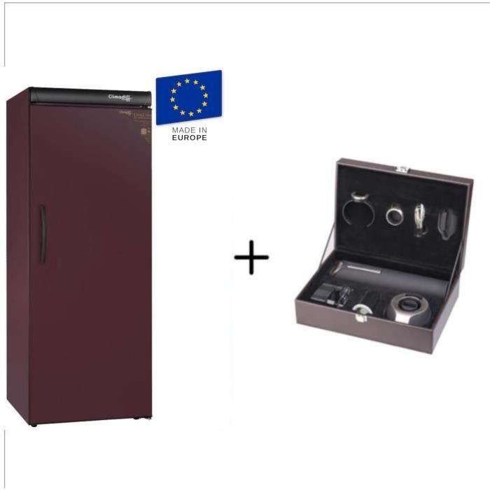 CLIMADIFF CVP215 - Cave à vin de vieillissement - 216 bouteilles + CLIMADIFF PACK6 - Coffret du sommelier - Pack 6 accessoires