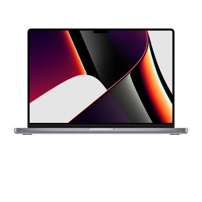 Apple 16 MacBook Pro 2021 Puce Apple M1 Pro RAM 16Go Stockage 512Go a�� Grey Sideral AZERTY
