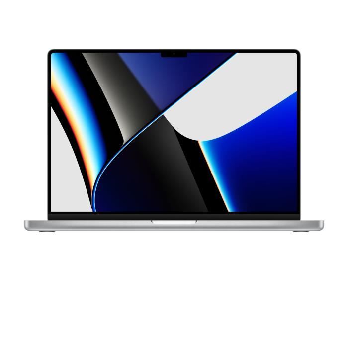 Apple 16 MacBook Pro 2021 Puce Apple M1 Max RAM 32Go Stockage 1 To a�� Silver AZERTY
