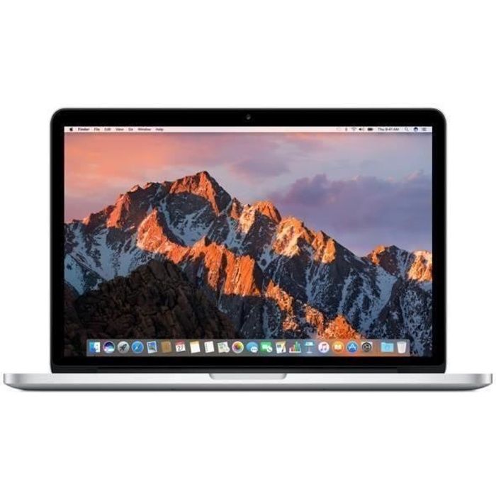 APPLE MacBook Pro 13 - MLUQ2FN/A - 13,3- Retina - 8Go RAM - MacOS Sierra - Intel Core i5 - Disque Dur 256Go SSD - Argent