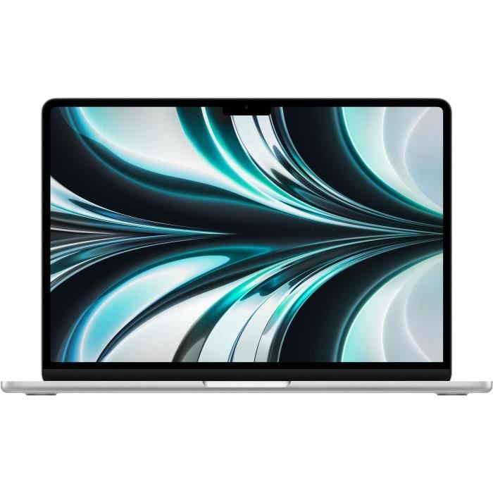 Apple 136 MacBook Air M2 RAM 8 Go Stockage 256Go Silver AZERTY
