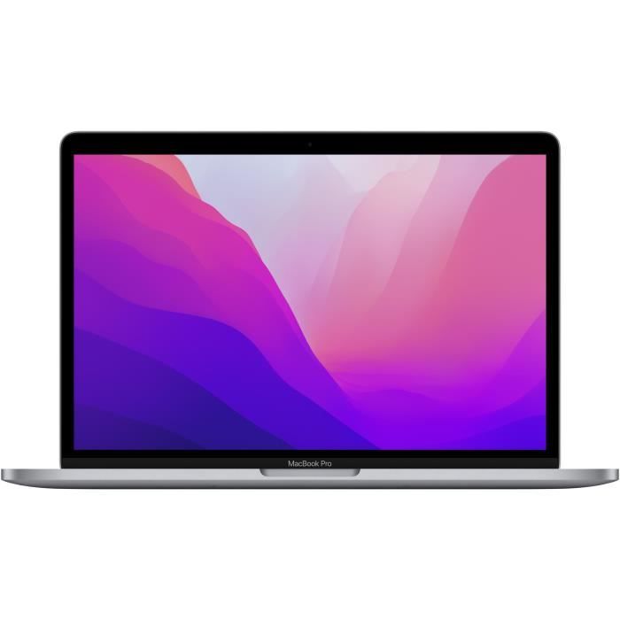 Apple 13 3 MacBook Pro M2 RAM 8 Go Stockage 256Go Grey Sideral AZERTY
