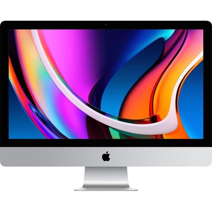 Apple - 27- iMac Retina 5K (2020) - Intel Core i7 - RAM 8Go - Stockage 512Go