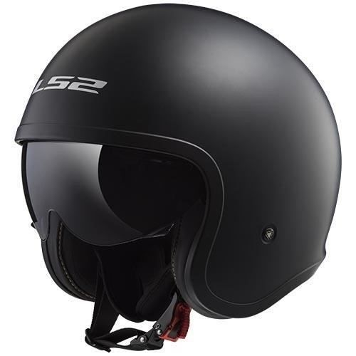 LS2 Casque Jet Spitfire - Noir Mat