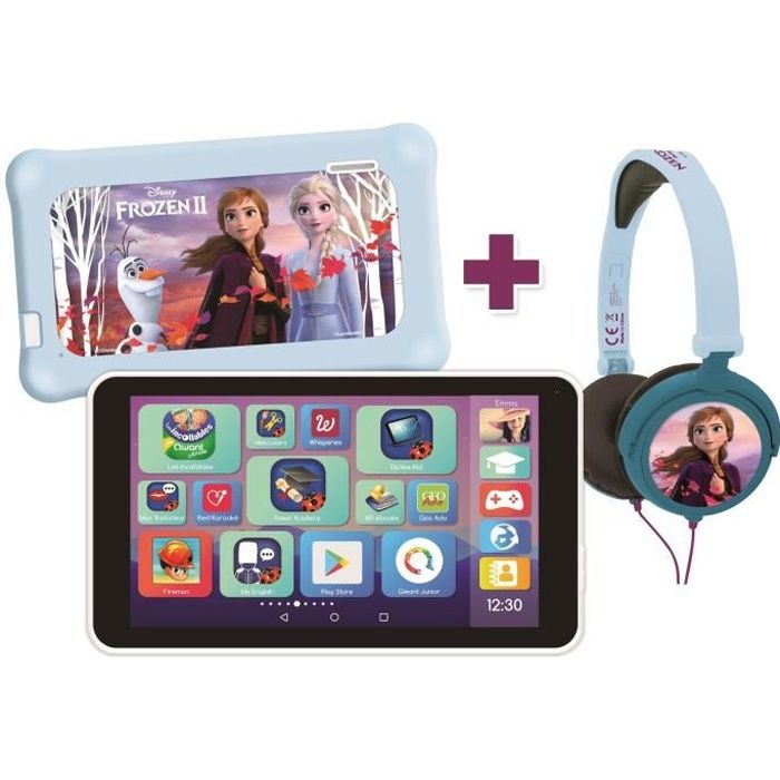 LA REINE DES NEIGES 2 LexiTab® Master Tablette enfant 7- avec pochette et casque stéréo inclus LEXIBOOK