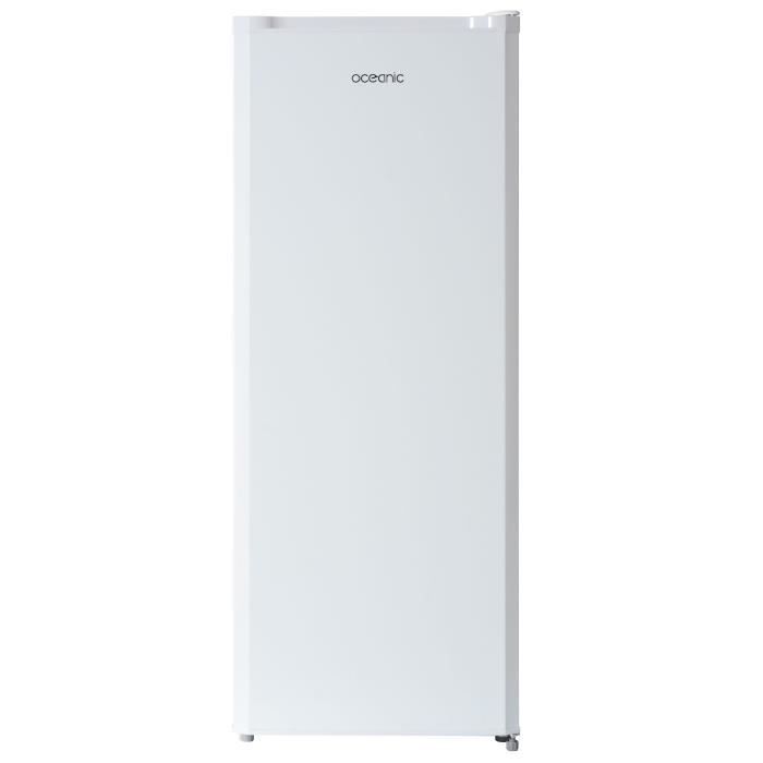 OCEANIC Congélateur armoire 175L, Froid statique, 7 tiroirs, 40 dB, Classe F, blanc