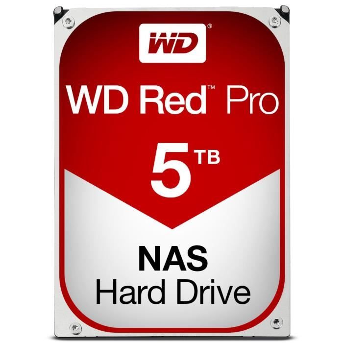 WD Disque dur NAS Red Pro 5To 128Mo 3.5\
