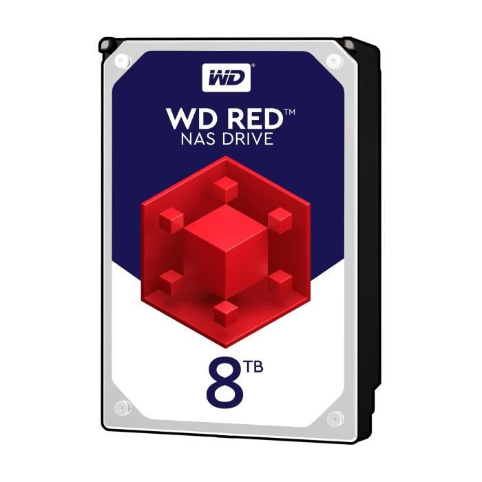 WESTERN DIGITAL Disque dur interne Red 8To 128Mo 3.5 - WD80EFZX