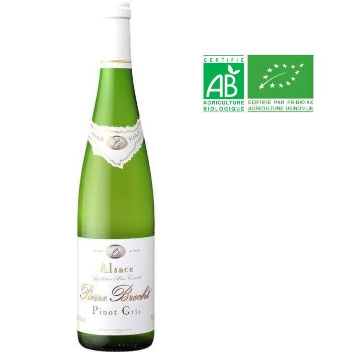 Pierre Brecht Pinot Gris Réserve - Vin blanc d'Alsace