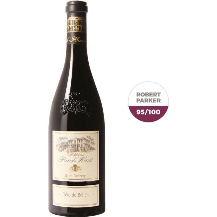 CHATEAU PUECH HAUT CUVEE TETE DE BELIER AOC LANGUEDOC ROUGE 2017 75cl