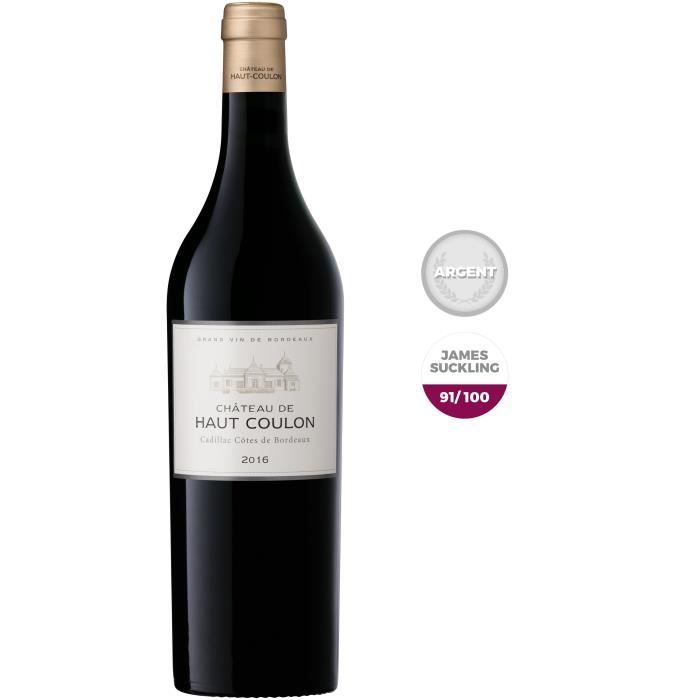 Château De Haut Coulon 2016 Cadillac Côtes de Bordeaux - Vin rouge de Bordeaux