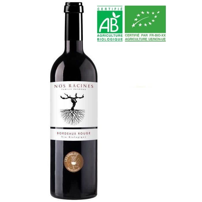 Nos Racines Famille Raymond AOP Bordeaux Rouge 2017 BIO - Vin rouge