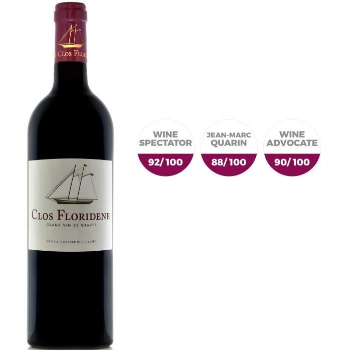 Clos Floridène 2017 Graves - Vin rouge de Bordeaux