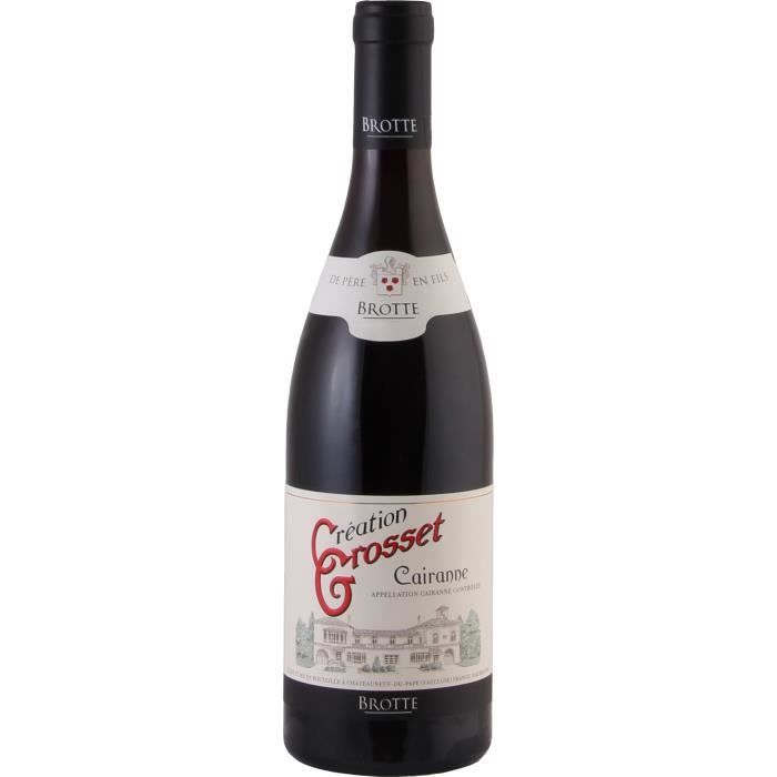 BROTTE Création Grosset 2017 Cairanne - Vin rouge de la Vallée du Rhône