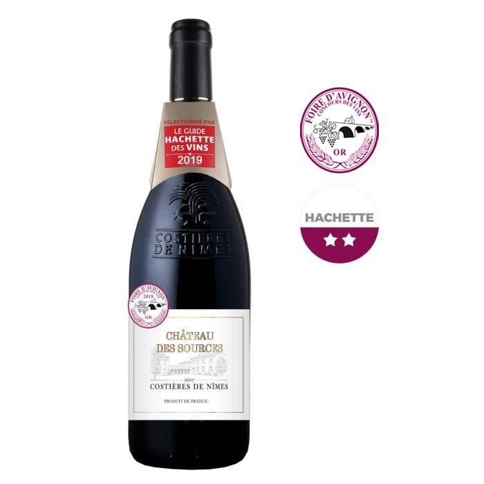Château des Sources 2017 Costières de Nîmes - Vin rouge des Côtes du Rhône