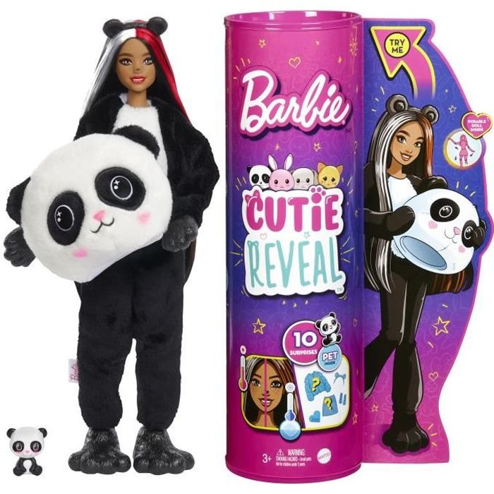 Barbie - Barbie Cutie Reveal Panda - Poupée
