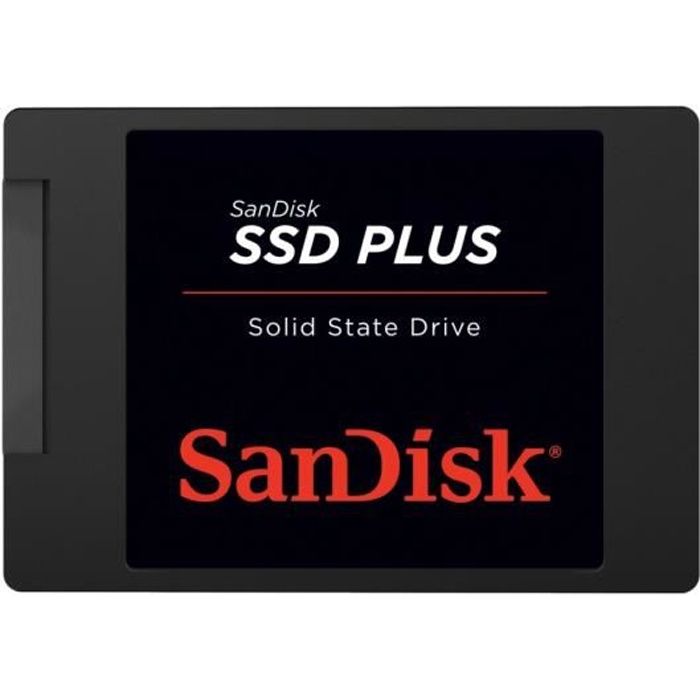 SANDISK - Disque SSD Interne - SSD Plus - 240 Go - 2,5\