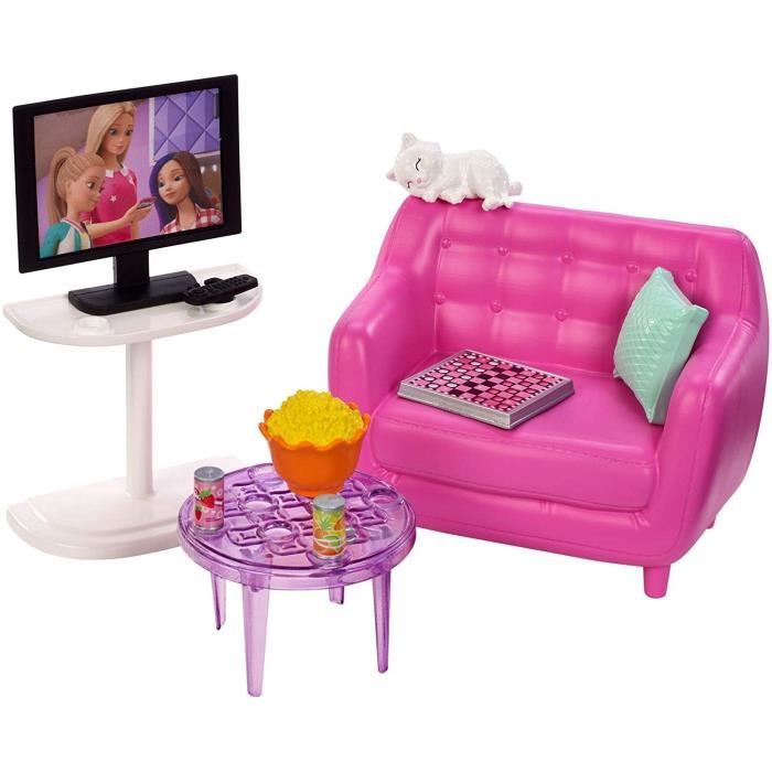 BARBIE Mobilier Soirée TV