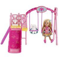 Balancoire De Chelsea - BARBIE - Mattel - Tobogan et échelle - Pour fille à partir de 3 ans