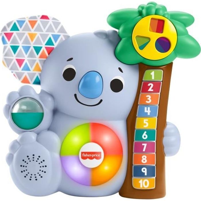 Fisher-Price - Nicolas le Koala Linkimals - Jouet d'éveil bébé - Dès 9 mois