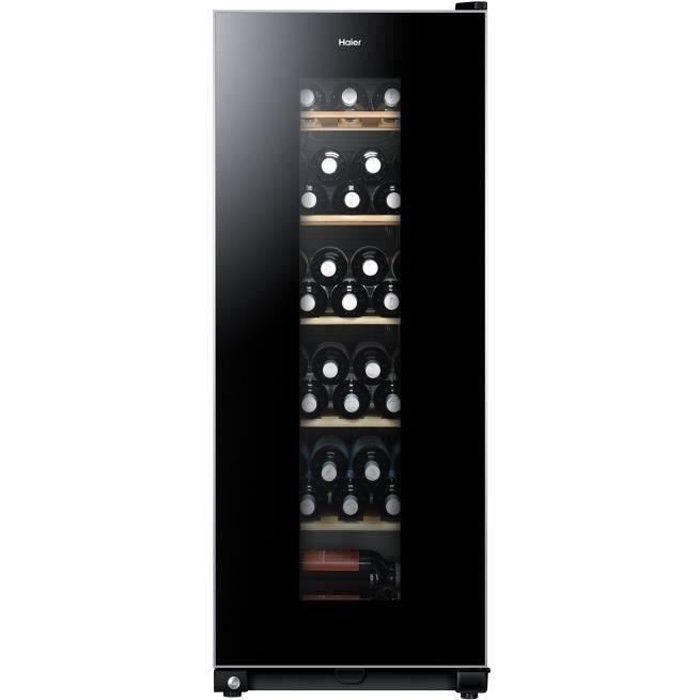 HAIER WS59GAE - Cave à vin de conservation - 59 bouteilles - Pose libre - Classe A - L 50 x H 127 cm