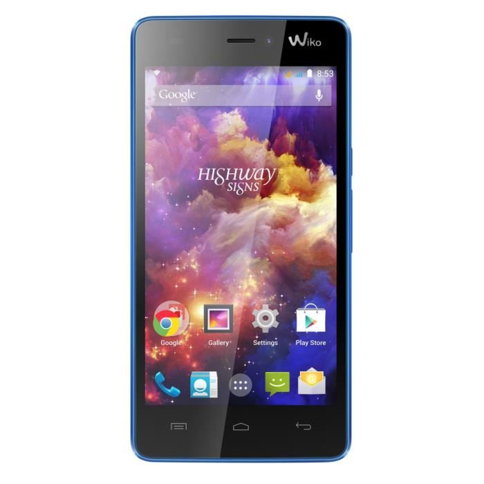 Wiko Highway Signs Bleu Electric