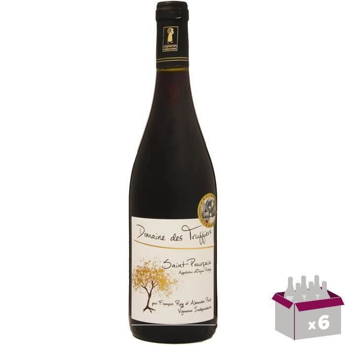 Domaine des Truffiers Saint Pourçain - Vin rouge du Val de Loire x6