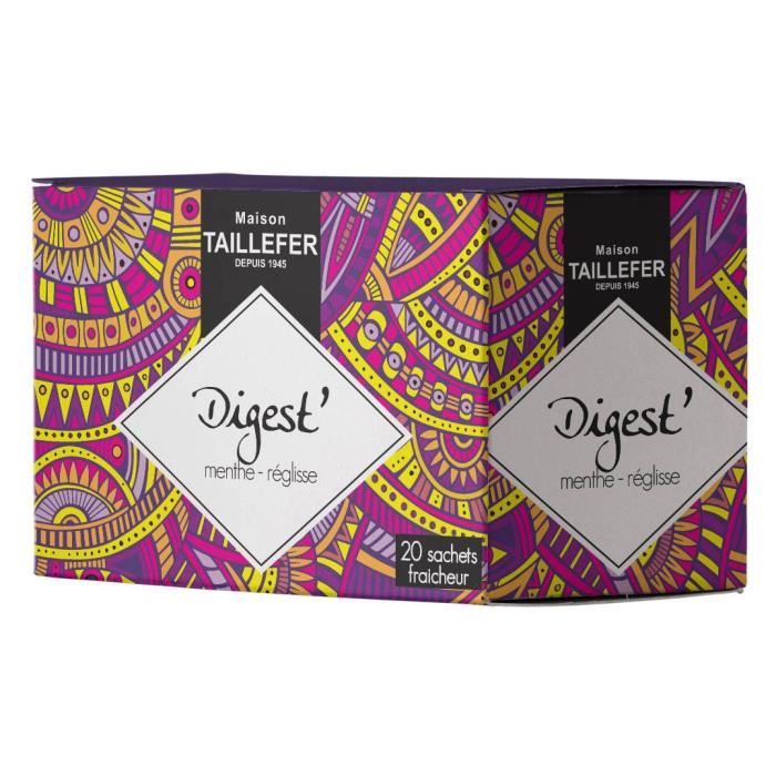 MAISON TAILLEFER Infusion Digest' en Boite de 20 Sachets Individuels