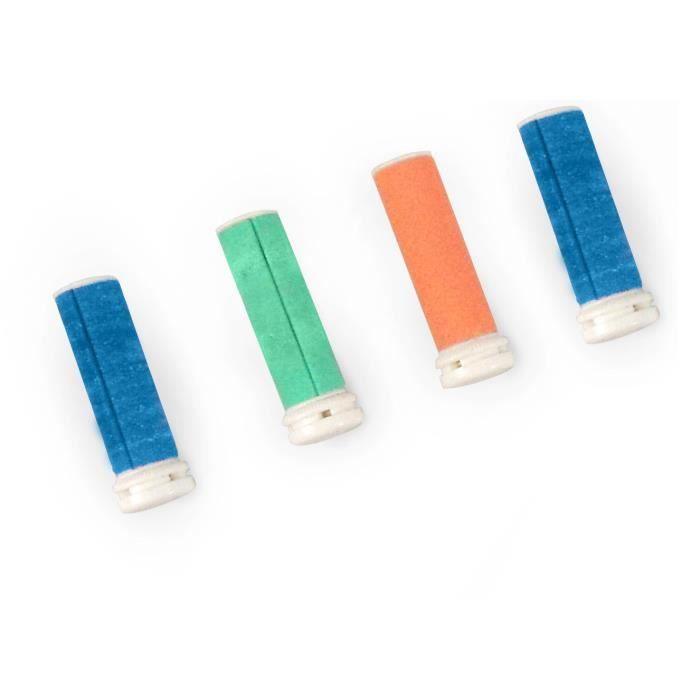 JOCCA Set de 4 recharges pour râpe électrique pour les pieds