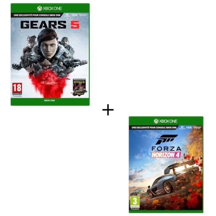 Jeu Gears 5 Xbox One + Forza Horizon 4 Jeu Xbox One