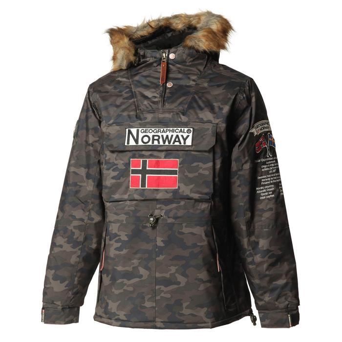 GEOGRAPHICAL NORWAY Parka Barman Camo 068 - Homme - Kaki