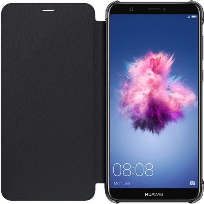 HUAWEI Étui Folio pour Huawei P smart Noir