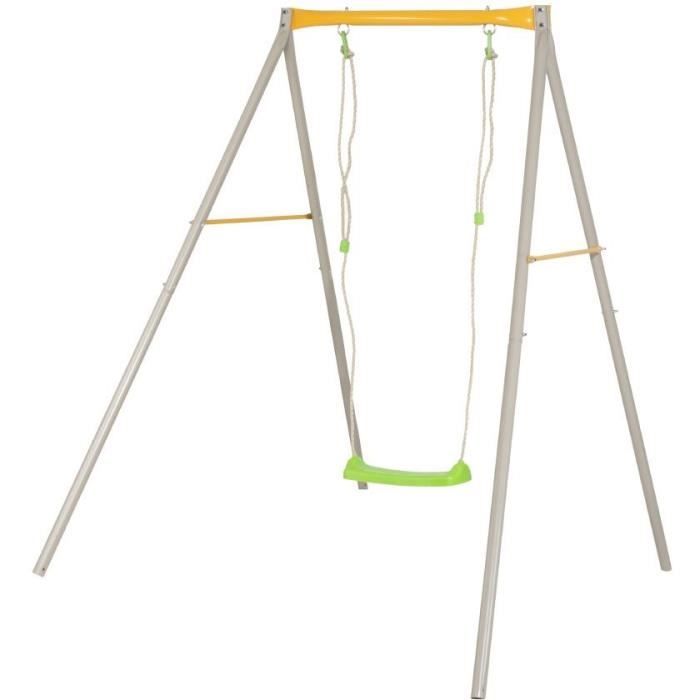 Portique métal - 1,90m - 1 balançoire ALLEGRO TRIGANO
