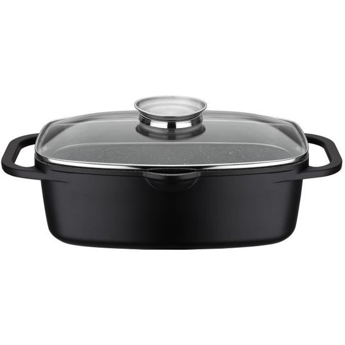 GSW Cocotte à induction Gourmet Granit - 6 l